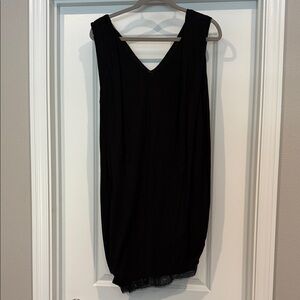 Diesel Black V-Neck Sleeveless Mini Dress